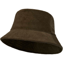 Load image into Gallery viewer, Howson 280 g/m² recycled corduroy sun hat — Forest green