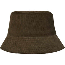 Load image into Gallery viewer, Howson 280 g/m² recycled corduroy sun hat — Forest green (back)