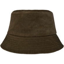 Load image into Gallery viewer, Howson 280 g/m² recycled corduroy sun hat — Forest green (front)