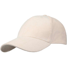 Load image into Gallery viewer, Hutton 6 panel 280 g/m² recycled corduroy cap — Sandstone