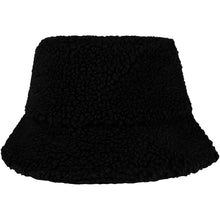 Load image into Gallery viewer, Baru sherpa sun hat — Black (back)