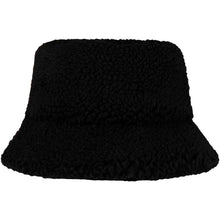 Load image into Gallery viewer, Baru sherpa sun hat — Black (front)