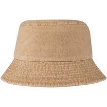 Load image into Gallery viewer, Mitica 270 g/m² washed sun hat — Oatmeal (back)