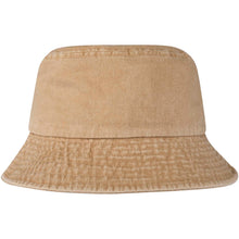 Load image into Gallery viewer, Mitica 270 g/m² washed sun hat — Oatmeal (front)