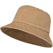 Load image into Gallery viewer, Mitica 270 g/m² washed sun hat — Oatmeal