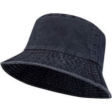 Load image into Gallery viewer, Mitica 270 g/m² washed sun hat — Navy