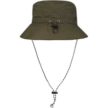 Load image into Gallery viewer, SMART foldable sun hat — Forest green (back)