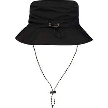 Load image into Gallery viewer, SMART foldable sun hat — Black (back)