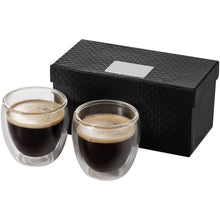 Load image into Gallery viewer, Boda 2-piece glass espresso cup set — Transparent