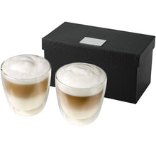 Load image into Gallery viewer, Boda 2-piece glass coffee cup set — Transparent