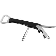 Load image into Gallery viewer, Milo waitress knife — Black / Silver (detail)