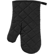 Load image into Gallery viewer, Zander oven mitt — Black (back)