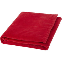 Load image into Gallery viewer, Bay extra soft coral fleece plaid blanket — Red