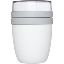 Load image into Gallery viewer, Mepal Ellipse 500+200 ml lunch pot — White (front)