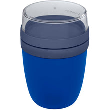 Load image into Gallery viewer, Mepal Ellipse 500+200 ml lunch pot — Vivid blue