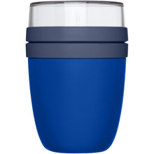 Load image into Gallery viewer, Mepal Ellipse 500+200 ml lunch pot — Vivid blue (front)