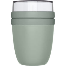 Load image into Gallery viewer, Mepal Ellipse 500+200 ml lunch pot — Sage green (front)