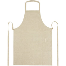 Load image into Gallery viewer, Pheebs 200 g/m² recycled cotton apron — Natural (front)