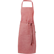 Load image into Gallery viewer, Pheebs 200 g/m² recycled cotton apron — Heather red