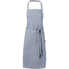 Load image into Gallery viewer, Pheebs 200 g/m² recycled cotton apron — Heather blue
