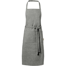 Load image into Gallery viewer, Pheebs 200 g/m² recycled cotton apron — Heather Black
