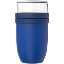 Load image into Gallery viewer, Mepal Ellipse 750+300 ml lunch pot — Vivid blue (front)