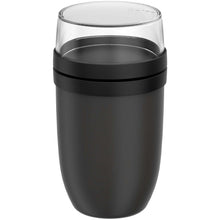 Load image into Gallery viewer, Mepal Ellipse 750+300 ml lunch pot — Black