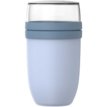 Load image into Gallery viewer, Mepal Ellipse 750+300 ml lunch pot — Blue (front)