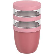 Load image into Gallery viewer, Mepal Ellipse 3-piece 500 ml + 2 x 200 ml lunch pot — Pink