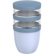 Load image into Gallery viewer, Mepal Ellipse 3-piece 500 ml + 2 x 200 ml lunch pot — Blue