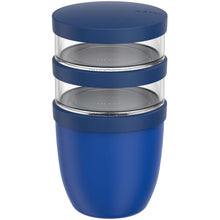 Load image into Gallery viewer, Mepal Ellipse 3-piece 500 ml + 2 x 200 ml lunch pot — Vivid blue