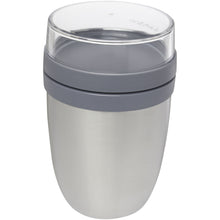 Load image into Gallery viewer, Mepal Ellipse 500+200 ml insulated lunch pot — Silver