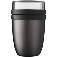 Load image into Gallery viewer, Mepal Ellipse 500+200 ml insulated lunch pot — Titanium
