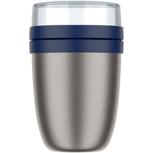 Load image into Gallery viewer, Mepal Ellipse 500+200 ml insulated lunch pot 2.0 — Vivid blue (front)