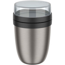 Load image into Gallery viewer, Mepal Ellipse 500+200 ml insulated lunch pot 2.0 — Black