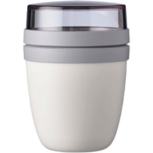 Load image into Gallery viewer, Mepal Ellipse Mini 300+120 ml lunch pot — White