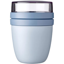 Load image into Gallery viewer, Mepal Ellipse Mini 300+120 ml lunch pot — Blue