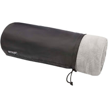 Load image into Gallery viewer, Lily GRS certified RPET coral fleece blanket — Grey