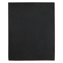 Load image into Gallery viewer, Lily GRS certified RPET coral fleece blanket — Black (front)