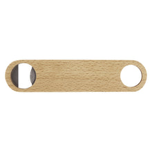 Load image into Gallery viewer, Origina wooden bottle opener — Natural (front)