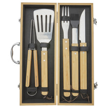 Load image into Gallery viewer, Churras 5-piece BBQ set — Natural (detail 2)