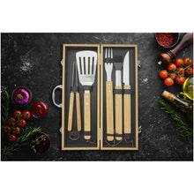 Load image into Gallery viewer, Churras 5-piece BBQ set — lifestyle