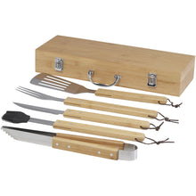 Load image into Gallery viewer, Churras 5-piece BBQ set — Natural