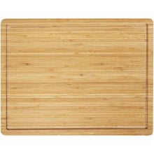 Load image into Gallery viewer, Fet bamboo steak cutting board — Natural (front)