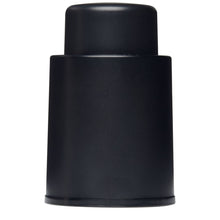 Load image into Gallery viewer, Sangio wine stopper — Black (back)