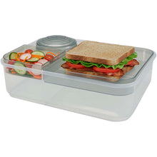 Load image into Gallery viewer, Cravee 1450 ml lunch box — Light grey (detail)