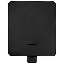 Load image into Gallery viewer, Salvie recycled plastic picnic blanket — Black (back)