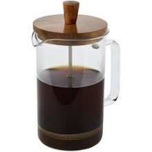Load image into Gallery viewer, Ivorie 600 ml coffee press  — Transparent / Wood