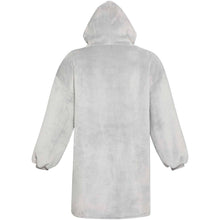 Load image into Gallery viewer, Denali GRS hoodie blanket — Grey (detail)