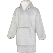 Load image into Gallery viewer, Denali GRS hoodie blanket — Grey